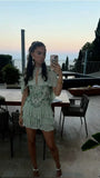 Vintage Embroidery Beaded Homecoming Dress A-Line Backless Party Dress Short Cocktail Dress HZ1024