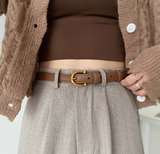 New Fashion Genuine Leather Simple Design Lady Belt HZ1024